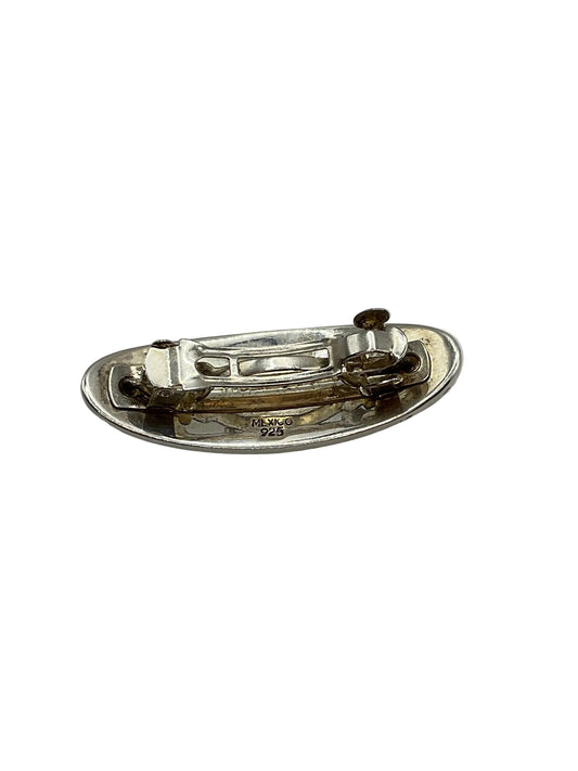 Engravable Sterling Silver Hair Clip 0