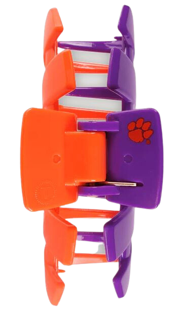Teleties Clemson Hair Clip - Medium