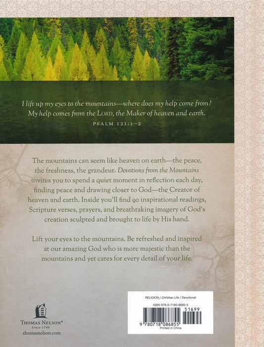 9780718086855 Harper Collins Devotions From The Mountains