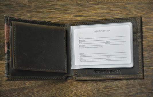 Camo Passcase Clemson Wallet