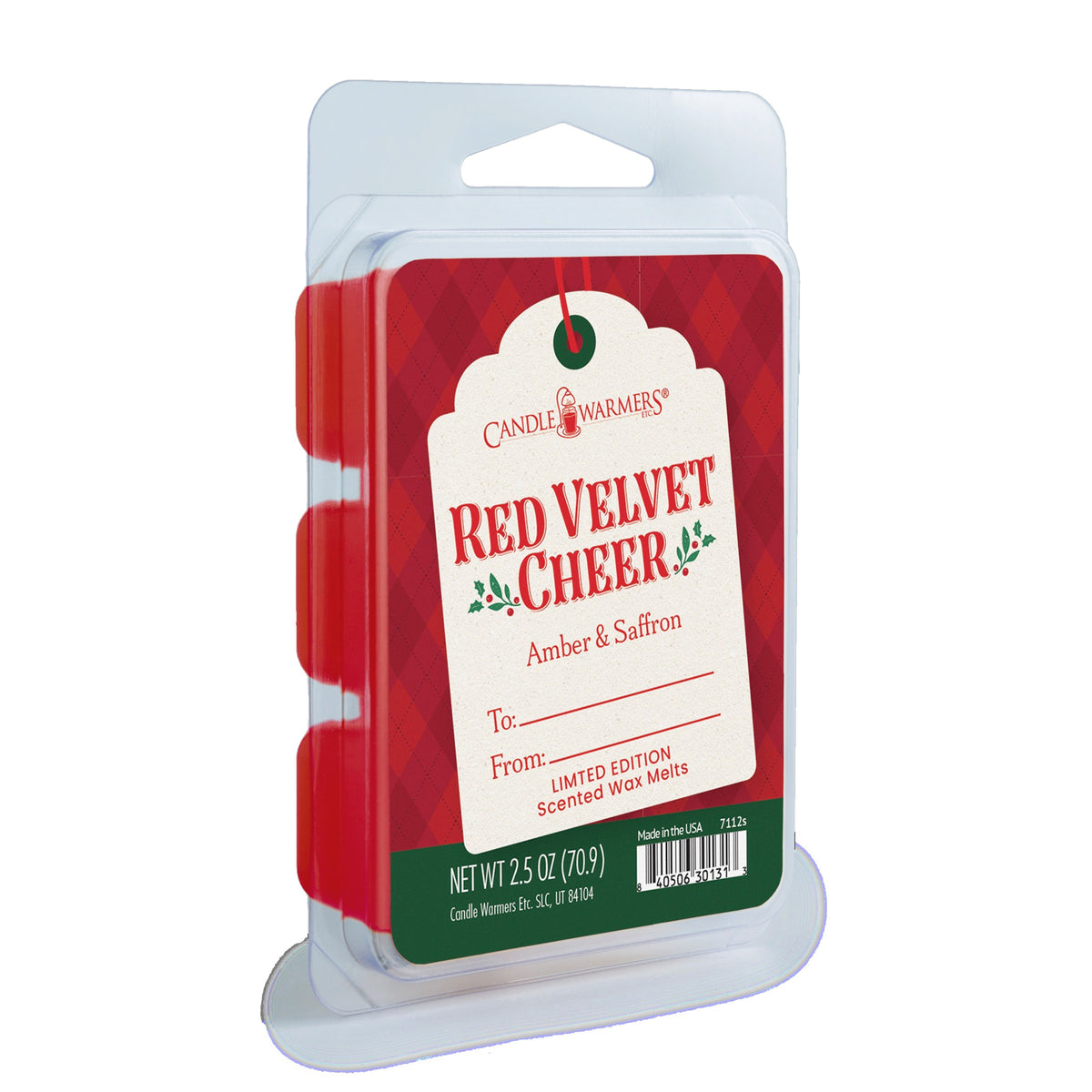 Candle Warmers Red Velvet Cheer Wax Melts 2.5oz 0