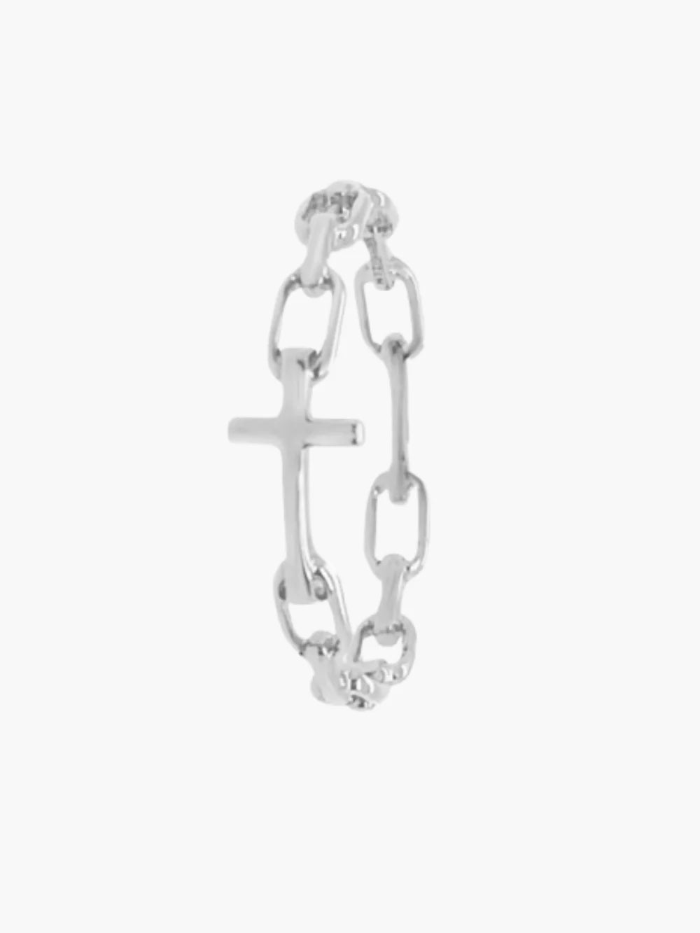 190017SS RIZEN Chain Breaker Cross Ring