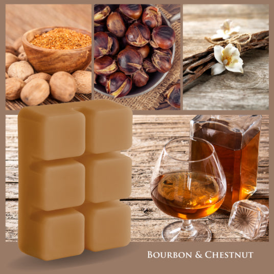 7147S Candle Warmers WAX MELT BOURBON & CHESTNUT 2.5oz