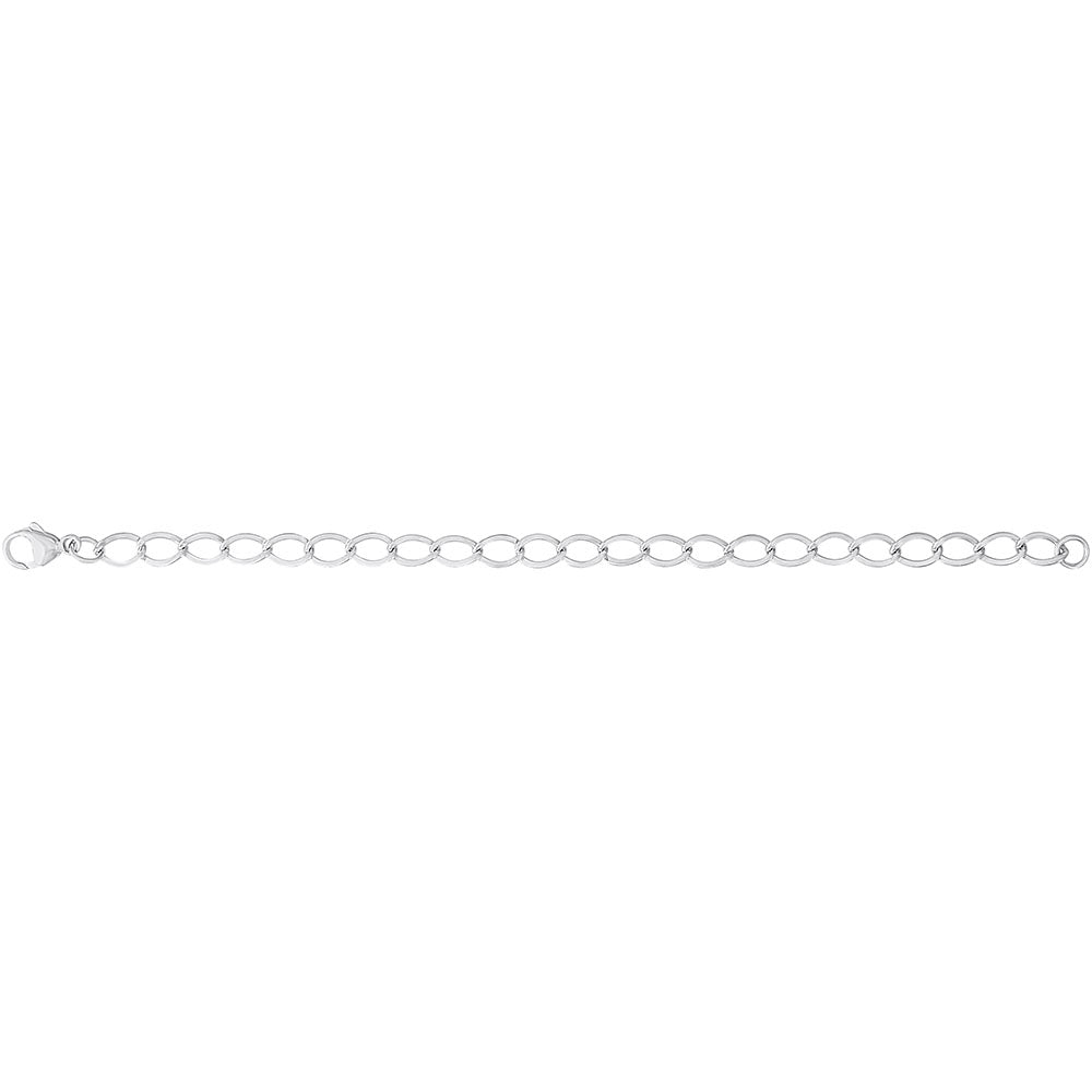 Dapped Curb Link Classic Rembrandt Bracelet - 8"