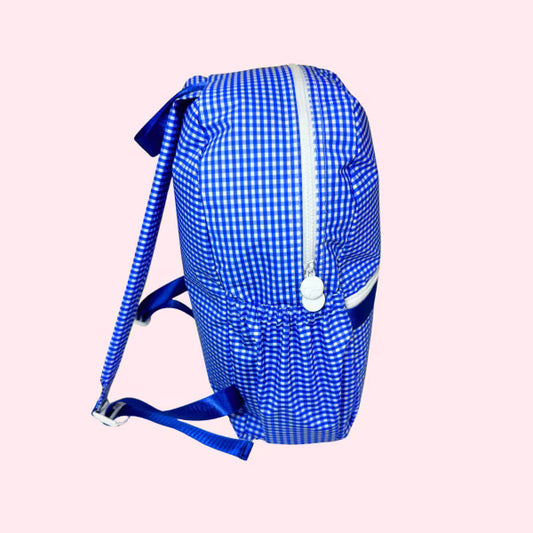 203PG 0606 Mint Electric Blue Medium Backpack w/ Pockets Neon