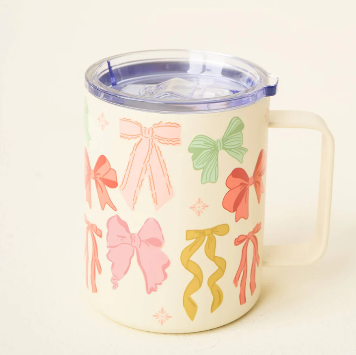 14oz Insulated Mug - Bow Affair