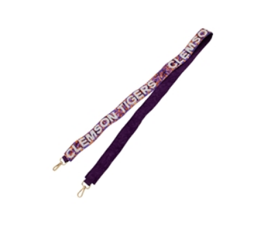Clemson University Sequin Strap - Clemson Tigers