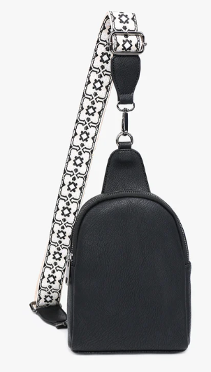 M2436 Jen & Co Ellen Vegan Guitar Strap Sling Bag