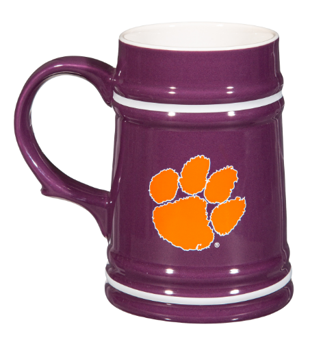 Clemson University Ceramic Stein Cup - 24oz