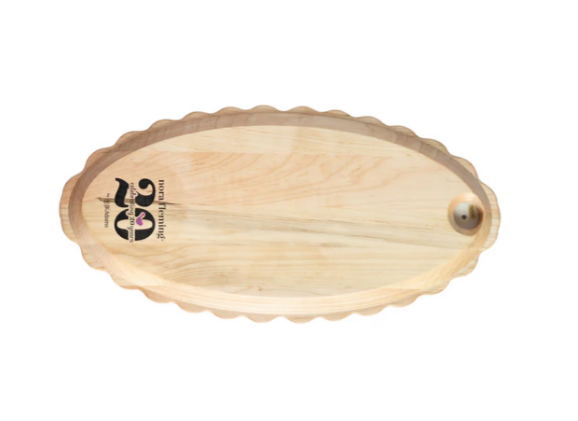 Limited Edition Nora Fleming Maple Scalloped Anniversary Tray