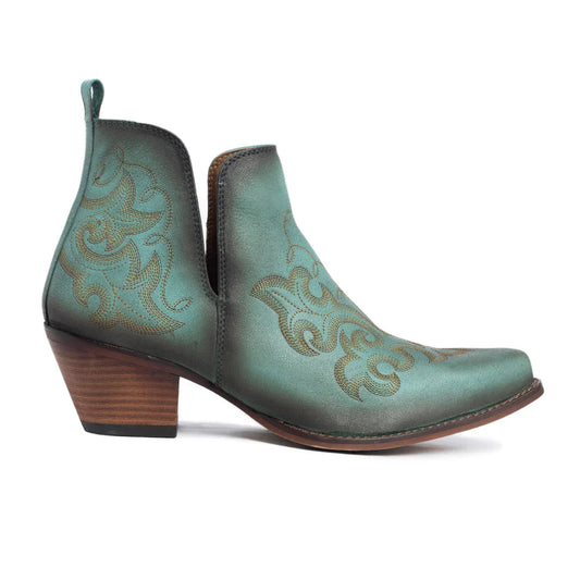 S-10624 Myra La Ponderosa Booties in Turquoise