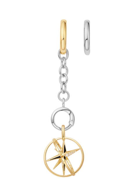 Ania Haie Gold Star Circle Charm