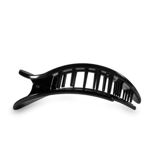 TT-FCL01-002 Teleties Large round Flat Clip Jet Black 0