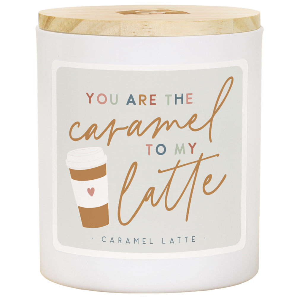 Caramel To My Latte Candle - Caramel Latte