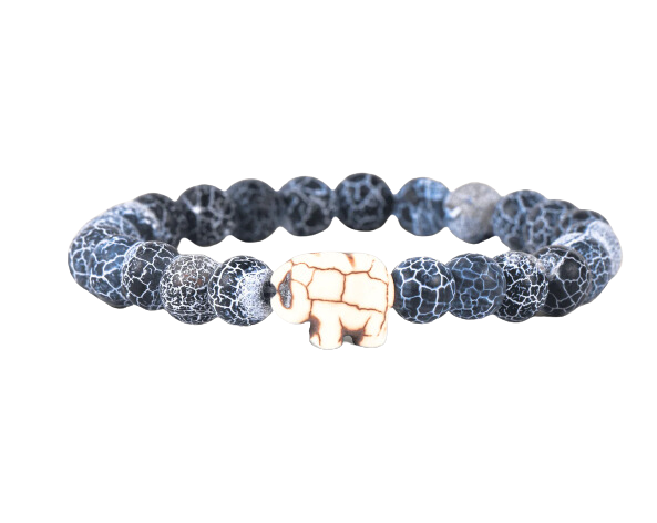 Fahlo The Expedition Bracelet in River Blue - Elephant