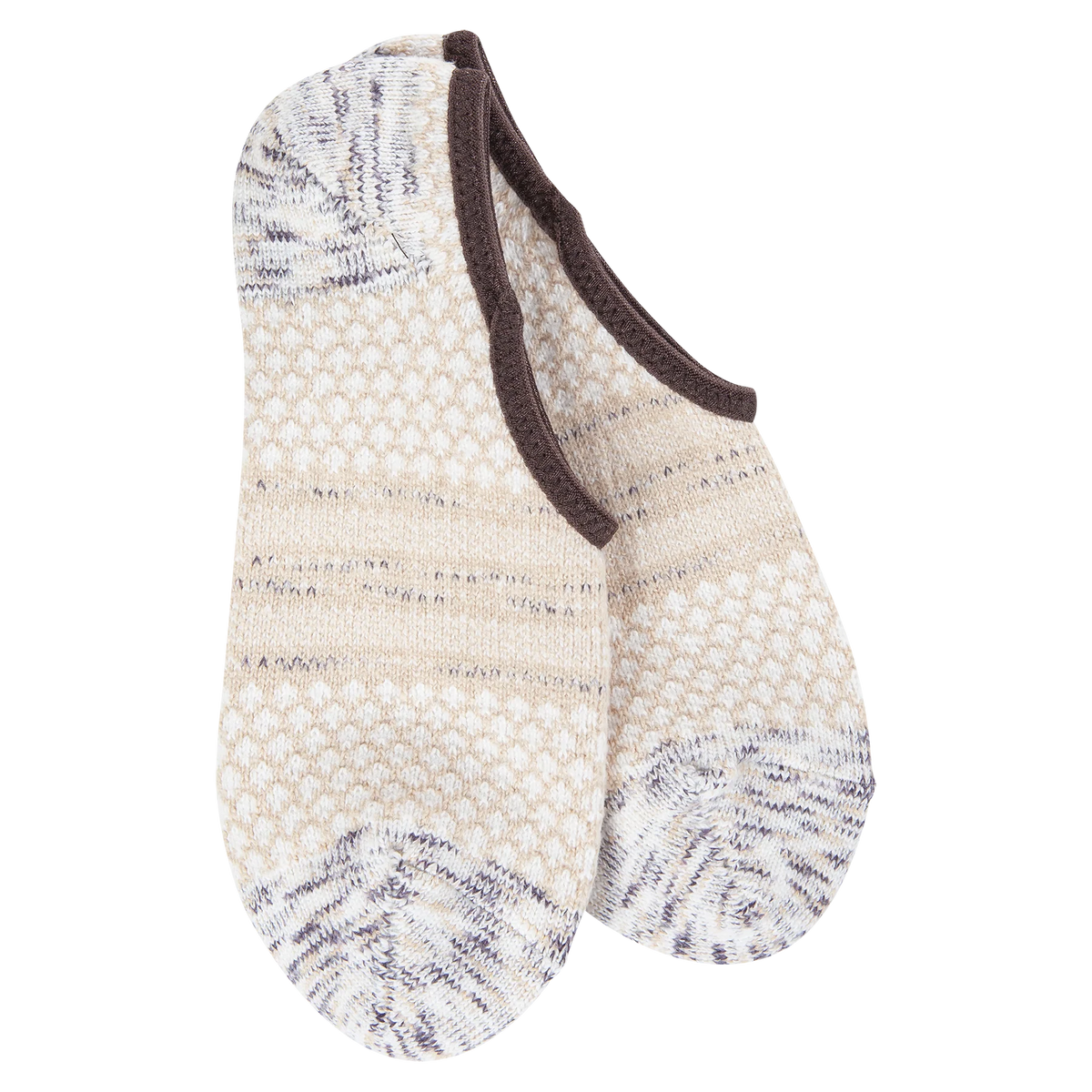 74588 WSGALFO World's Softest Socks Weekend Gallery Footsie Cookie Dough Multi 0