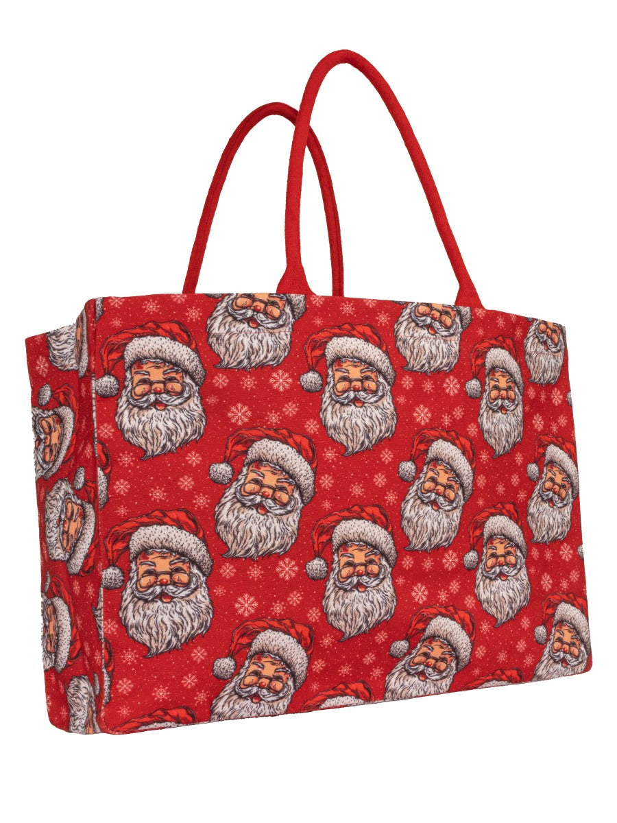 Simply Southern Holiday Tote Bag - Santa