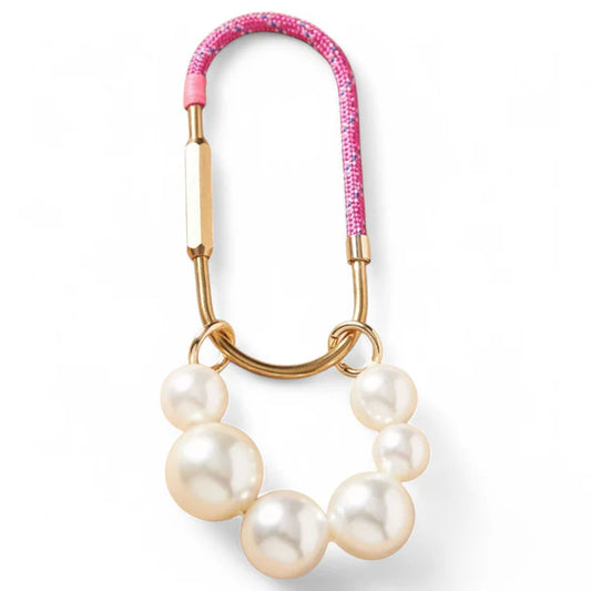 MMK5009 Rope Bag Charm with Pearl Beads