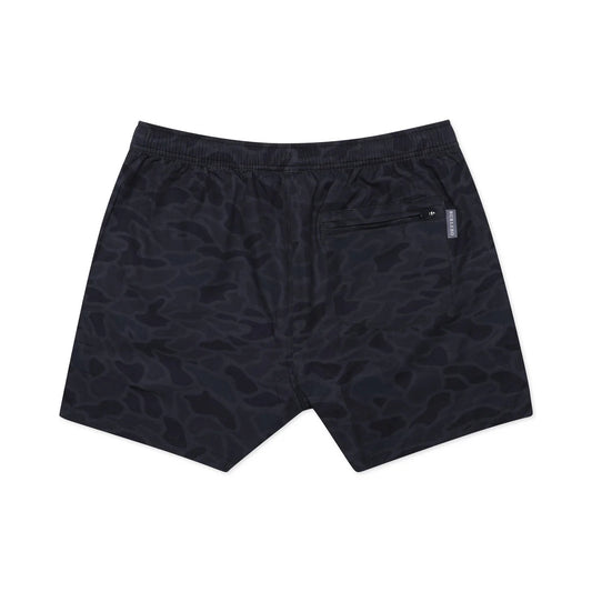 Burlebo Athletic Short - Black Camo - Black Liner 7" Inseam