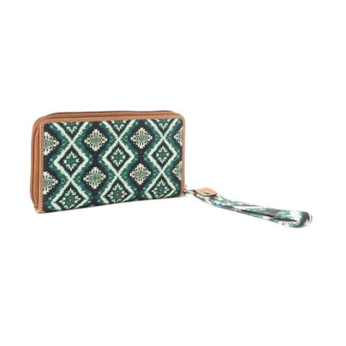 Desert Diamond Wallet in Green