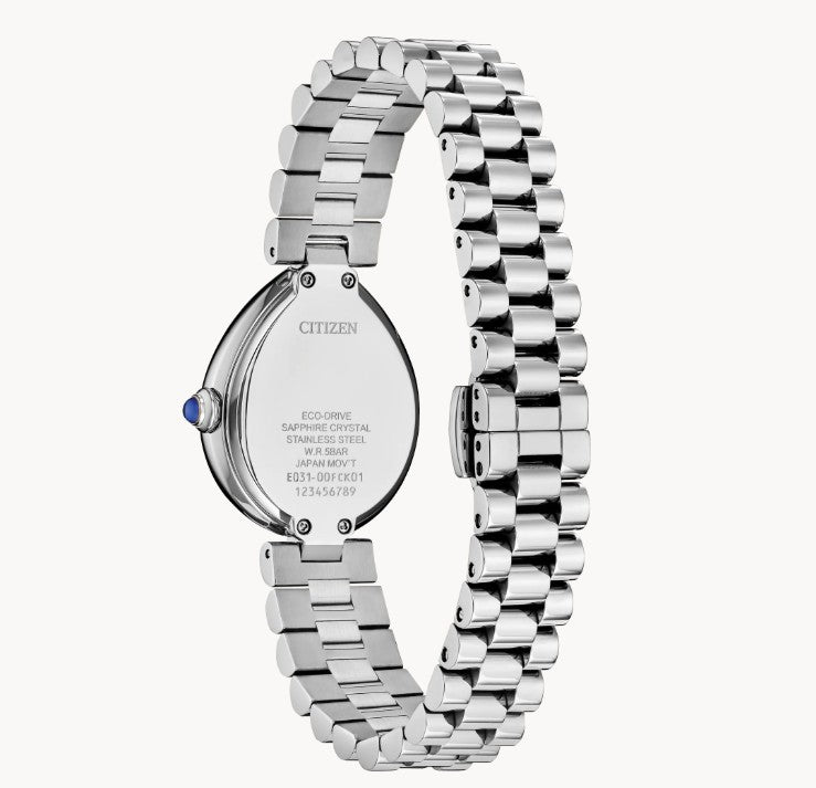 Citizen Ladies Eco Drive EM1200-55X Purple Face L Rainell Watch