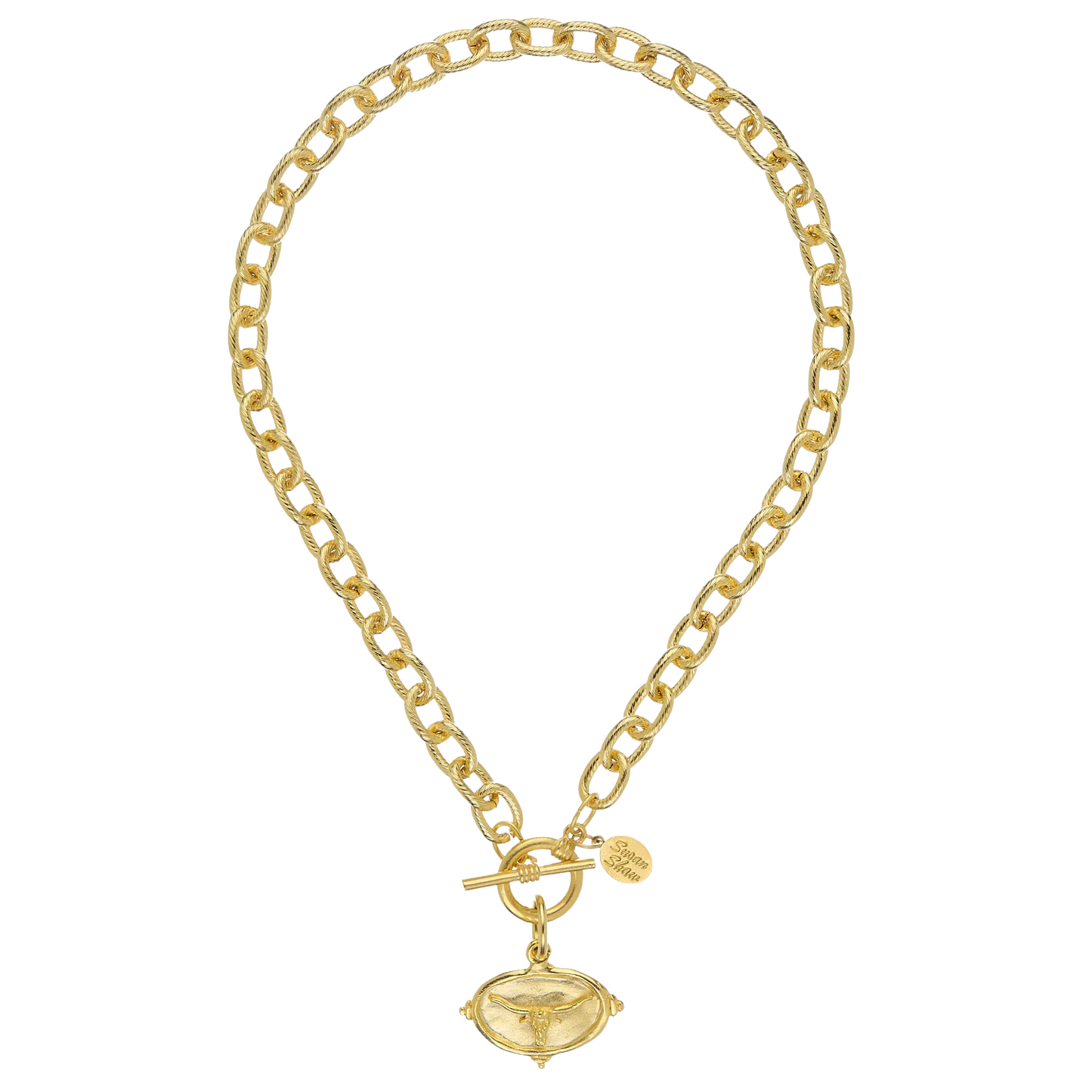 Susan Shaw Longhorn Toggle Necklace