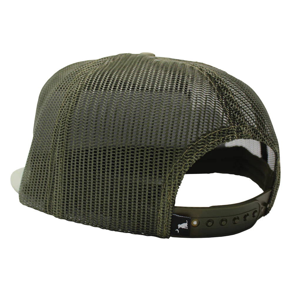 Local Boy Swamp Duck 7 Panel Hat in Light Sage