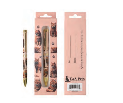 737-8 Orange Tabby Cat Pen