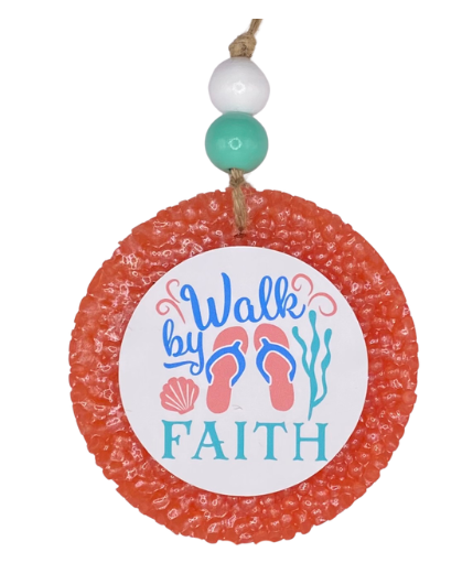 Walk By Faith Graphic Freshie - Bahama Vacation
