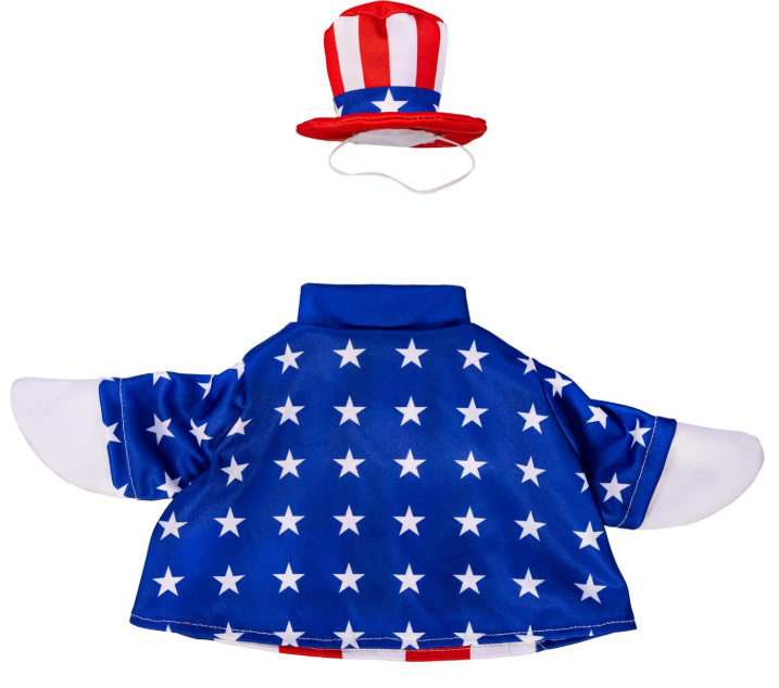 TDF4GGS25 Evergreen Porch Goose Patriotic Suit