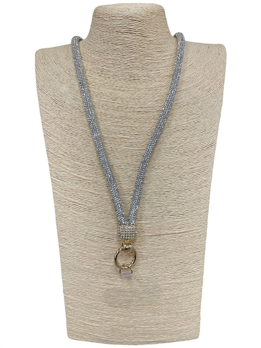Crystal Lanyard Cell Phone Holder