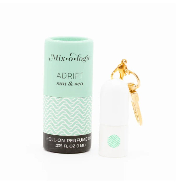 MRB-ADRIFT Mix-o-logie Mini Keychain Rollerball Perfume - Adrift (Sun & Sea)