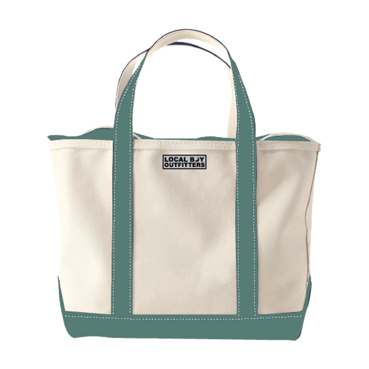 L2100287 Local Boy Beach Tote Cream Teal