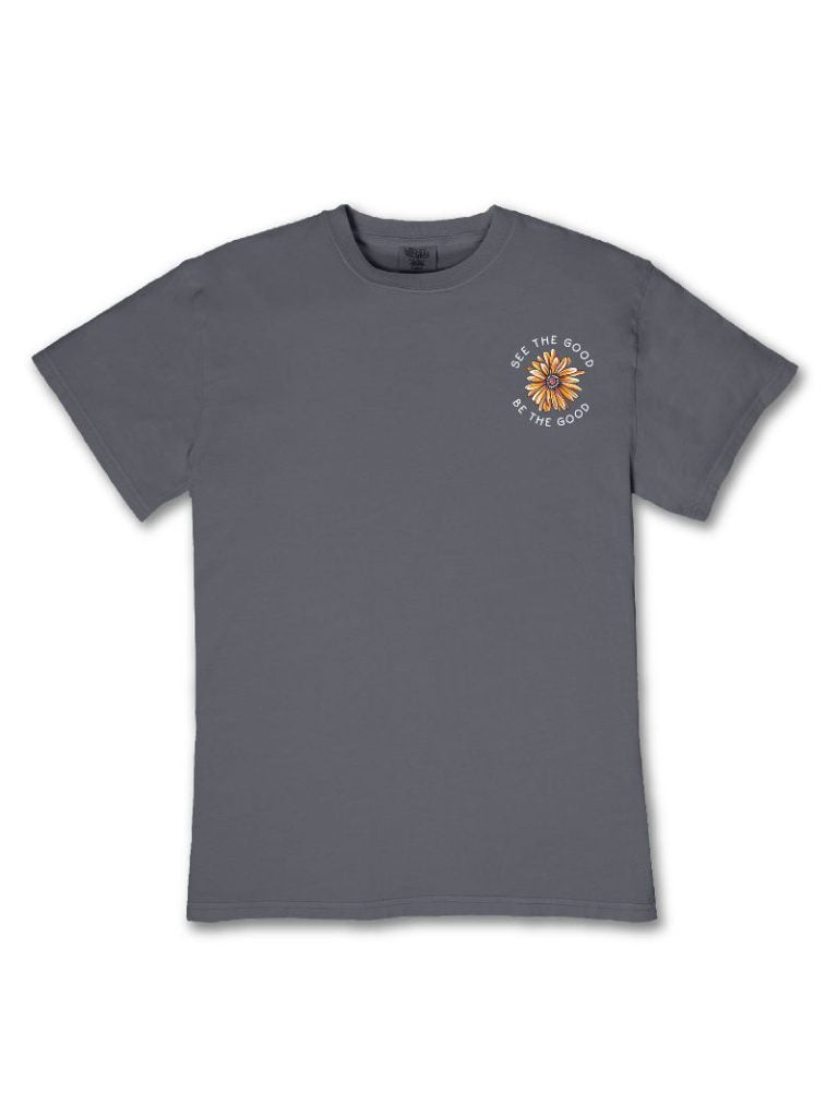 MINWASH-THEGOOD-GRPHT Simply Southern The Good Short Sleeve T-Shirt