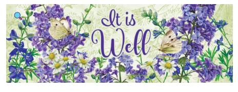5822SS Custom Decor Signature Sign It Is Well