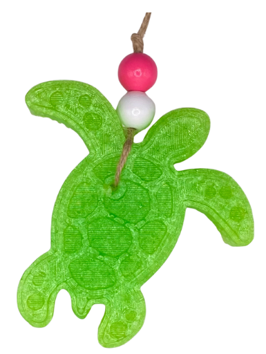 Beaded Turtle Freshie - Volcano