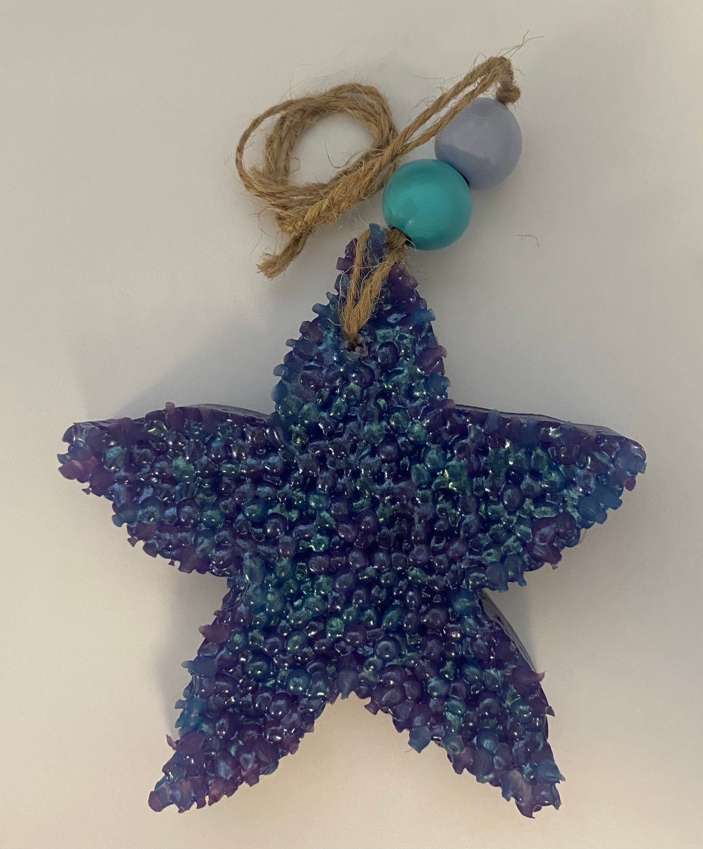 Beaded Starfish Freshie - Mermaid Kisses
