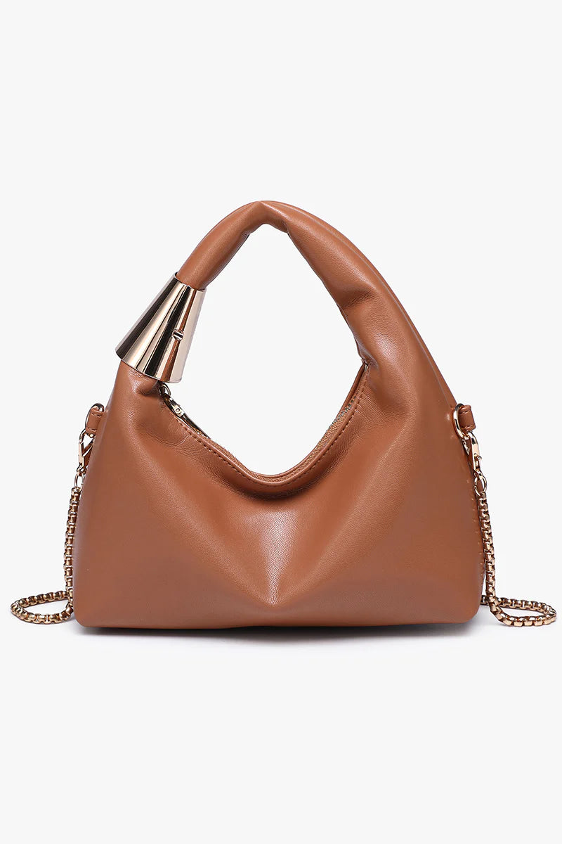 JN2844-LBR Jen & Co Rosario Crossbody Bag Lt. Brown