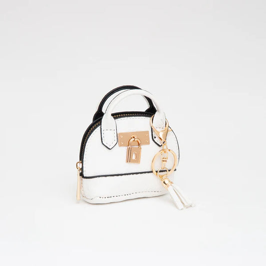 Mini Top Handle Bag Charm