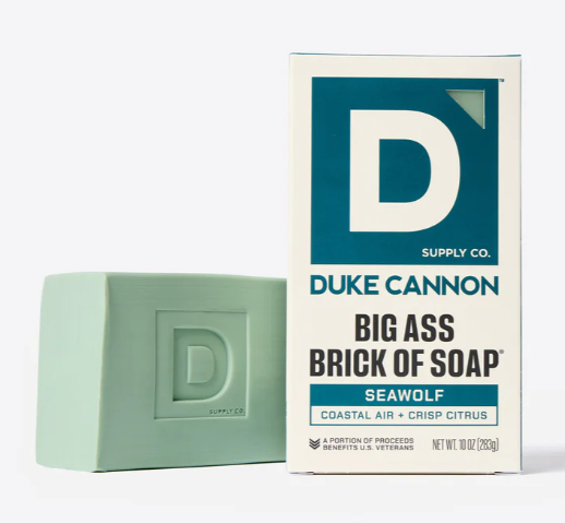 BSBA-SEAW10 Duke Cannon Seawolf Brick of Soap 10oz