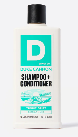 HC21-TODR14 Duke Cannon 2 IN 1 Shampoo and Conditioner Tropic Drift