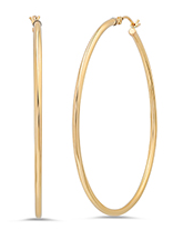 GFH-103 Gold Filled 1.5MM X 50MM Hoop Earrings