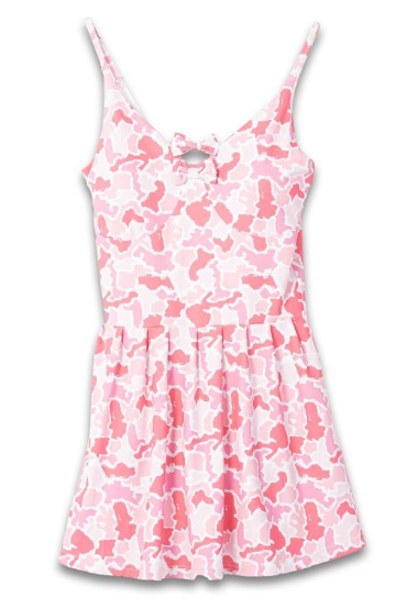 PP-0126-DRS-SPRT-BOW-PNKCM Simply Southern Bow Sports Dress Pink Camo