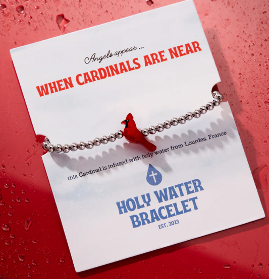 HW007/HW008/HW009 Holy Water Bracelet Red Cardinal Bracelet