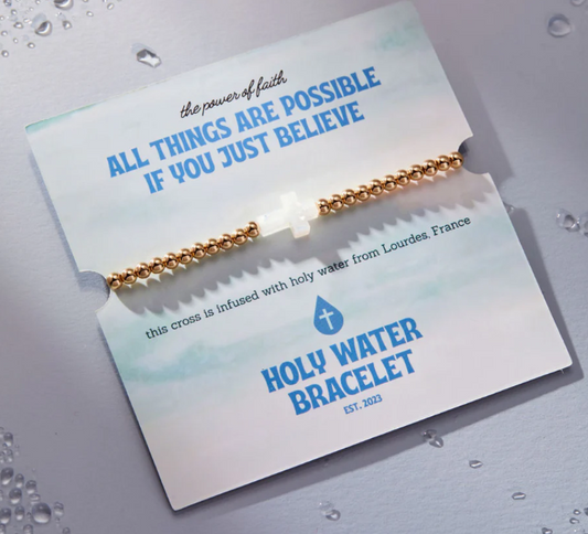 HW001/HW003 Holy Water Bracelet Cross Bracelet