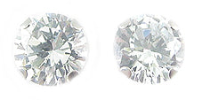 Sterling Silver 3CTTW Cubic Zirconia Earrings