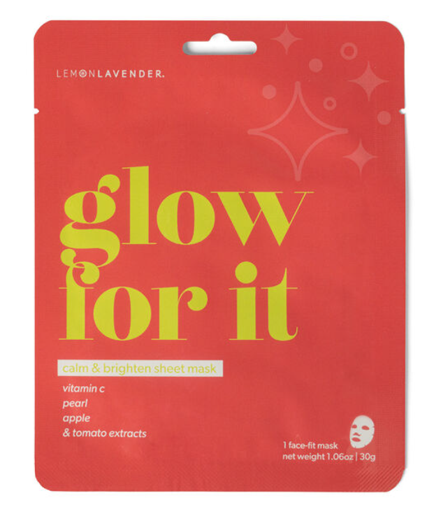 LLFM-CB Lemon Lavender Glow for It Calm & Brighten Sheet Mask