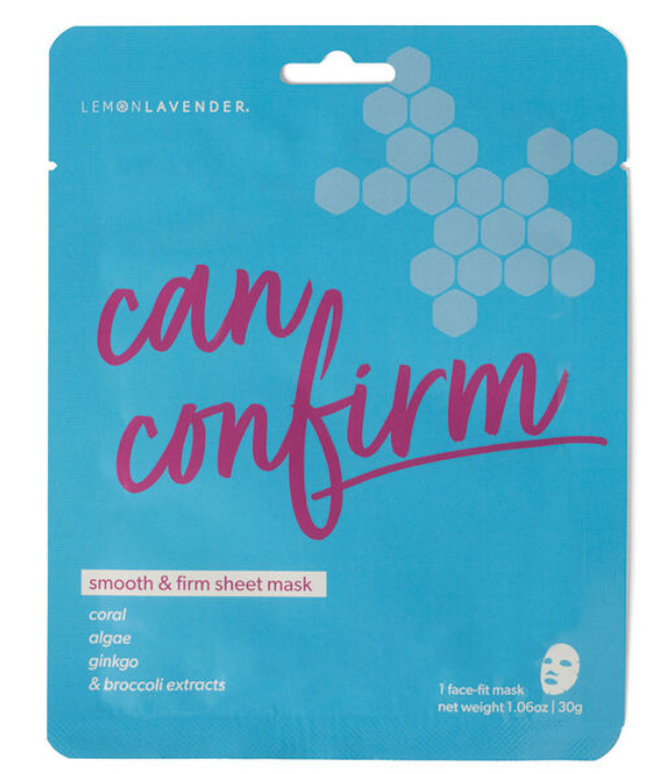 LLFM-SF Lemon Lavender Can Confirm Smooth & Firm Sheet Mask
