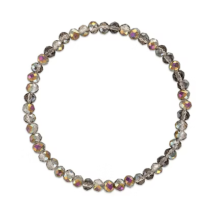 Mila-900 Mila Mix Purple to Gray Transitioning Stretchy Bracelet