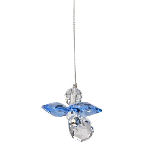CGSA Woodstock Chimes Crystal Guardian Angel Sapphire 0